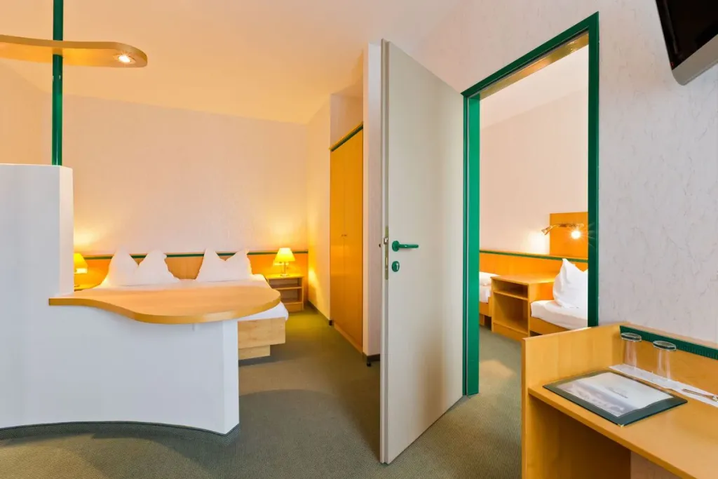 View into the family room at Motel Baden