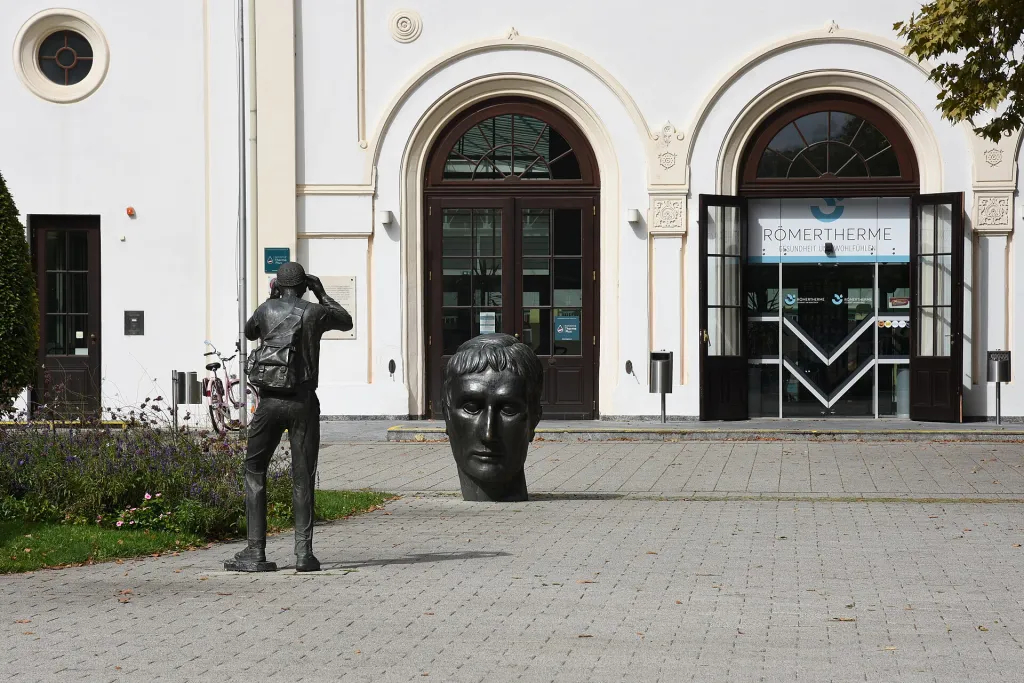 Eingang der Römertherme in Baden bei Wien