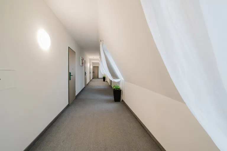 Hallway on the 3rd floor of Motel Baden
