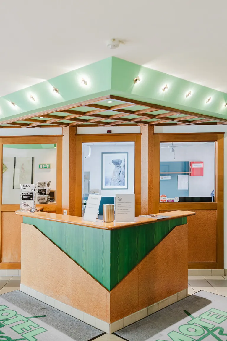 Reception of Motel Baden