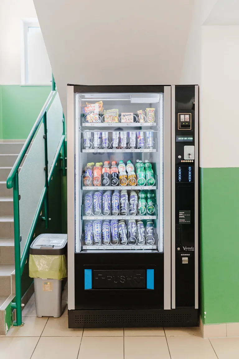 Snack and drinks vending machine at Motel Baden